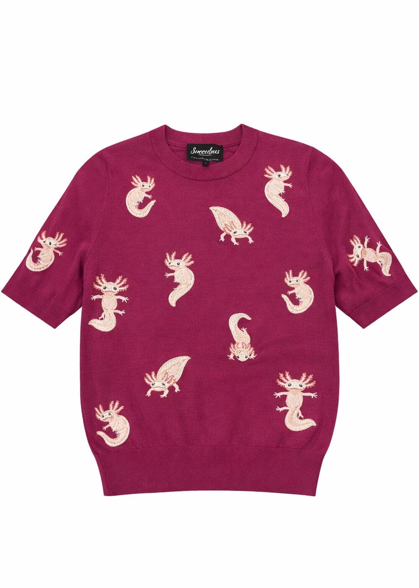 Succubus Clothing Axolotl Truitje Fuchsia