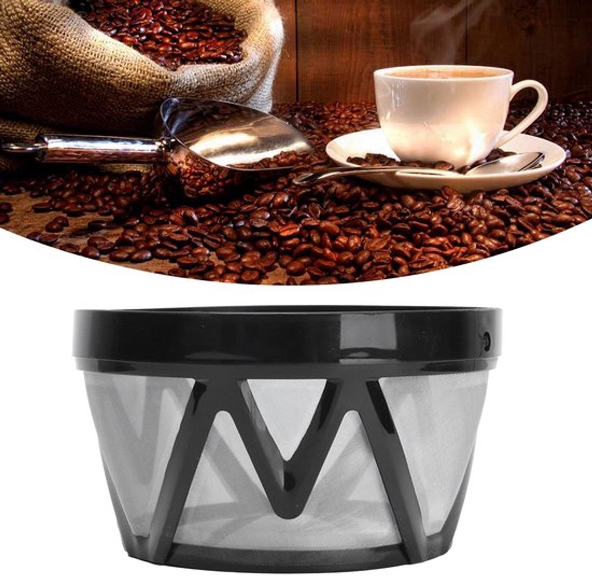 Koffiefilter, Herbruikbaar Koffiefilter, Koffiefilter Mand Koffiezetapparaat Zeef Gaas Geschikt voor KEURIG K-DUO Koffiezetapparaten