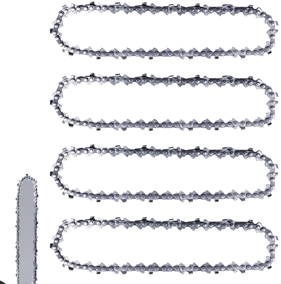 Dailygoods - Zaagketting 25 cm - 3/8 Inch LP - Geschikt voor Einhell en Husqvarna - 40 Schakels - Tuinonderhoud - Hoogwaardige Kwaliteit - Precisie Sn