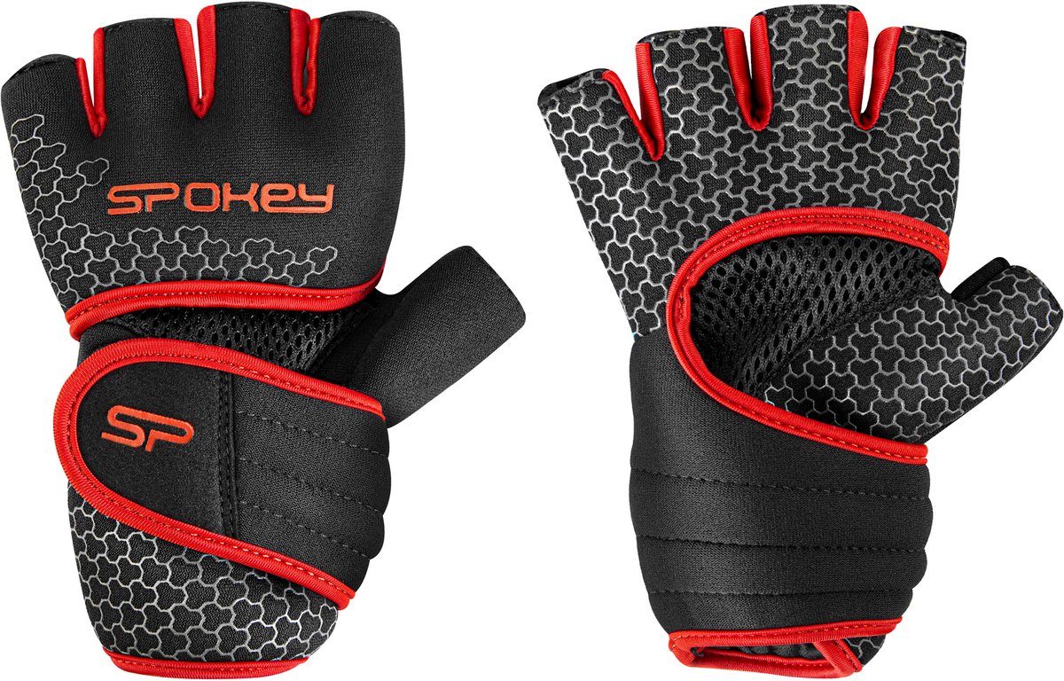 Spokey LAVA Fitnesshandschoenen - Rood