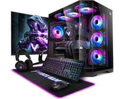 Vibox Gaming PC Set – Intel i9 14900KF – RTX 5090 – 32GB RAM – 2TB NVMe SSD – Windows 11 – WiFi 6 + Bluetooth 5.4 – 27″ Monitor + Accessoires