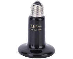 Jhubersproducts - Keramische verwarmingslamp - Infrarood verwarmingslamp - Energiezuinig en multifunctioneel - 100 Watt - Gezondheid en welzijn voor h