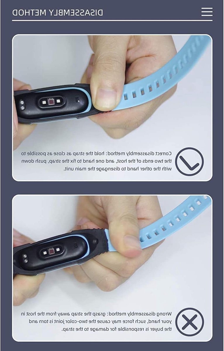 Siliconen Vervangband voor Mi Band 3, 4 en 5 - Comfortabele en Duurzame Horlogeband voor Fitness Tracker en Smartband