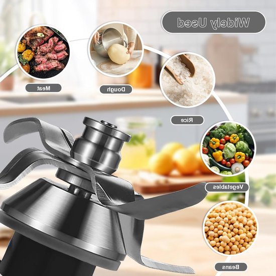 Vervangmes voor Thermomix TM31, roestvrijstalen mengmes met afdichtring, accessoire voor keukenmachines en blenders — afbeelding 3