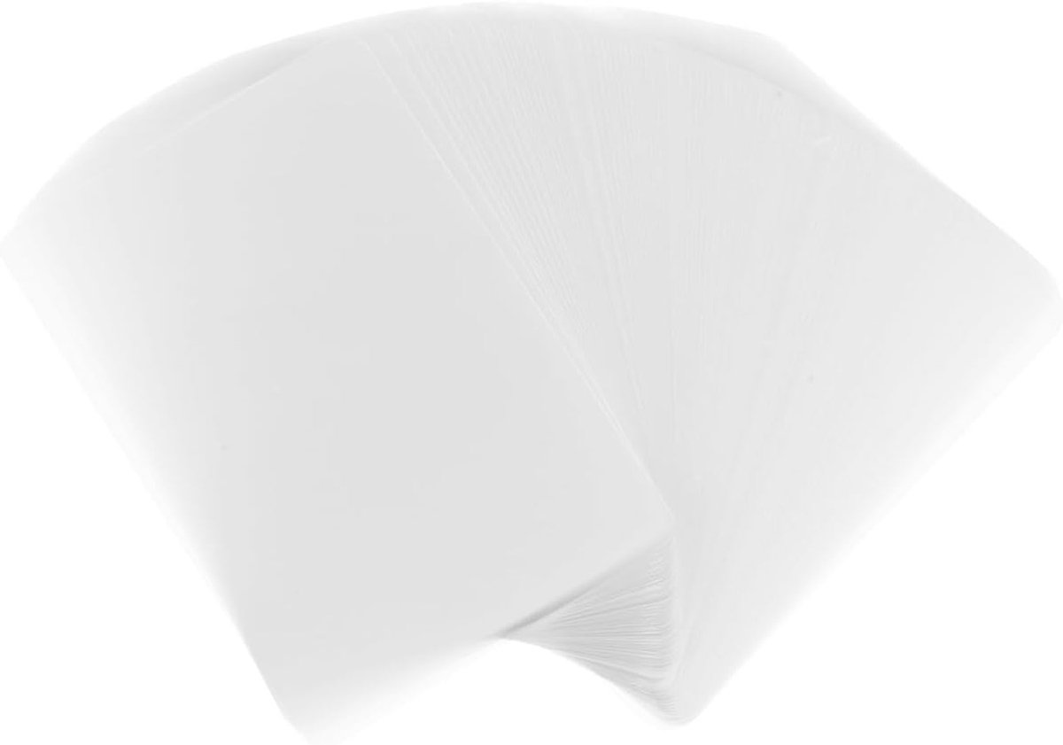 Transparante vellen voor thermische laminering - 200 stuks, waterdicht lamineerpapier voor 4 x 3 lamineerapparaten