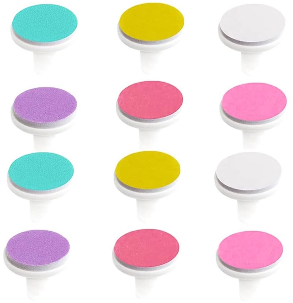Zeynomax - Babynagelvijl - Elektrische nageltrimmer - Professionele accessoires - 12 stuks - Slijpkoppen - Geschikt voor baby - Kleur: divers