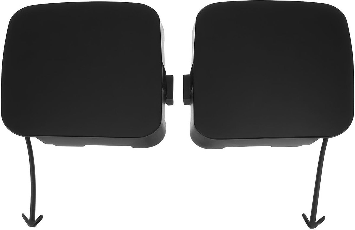 Dailygoods - Voorbumper Trekhaak Cover - Vervangingsdeel - Kunststof - Compatibel met Toyota RAV4 2009-2012 - Links en Rechts - Duurzaam en Betrouwbaa