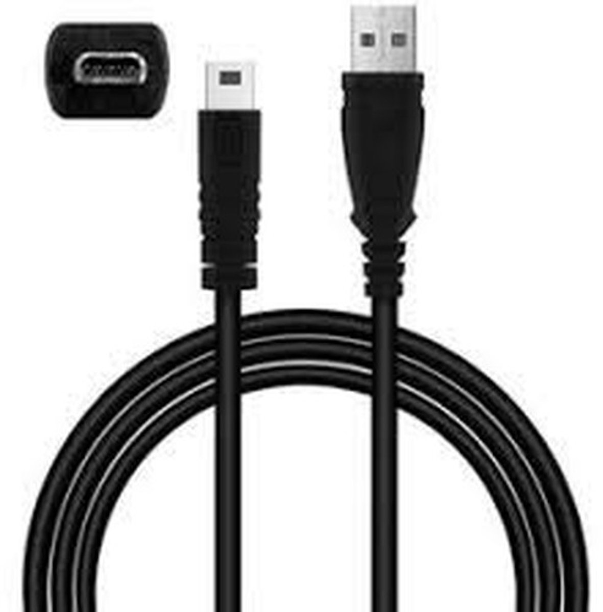 Dailygoods - USB Kabel - Data Overdracht - Hoge Kwaliteit - 1.5 Meter - Compatibel met Panasonic Lumix - Fotografie - DMC-FZ47 DMC-FZ48