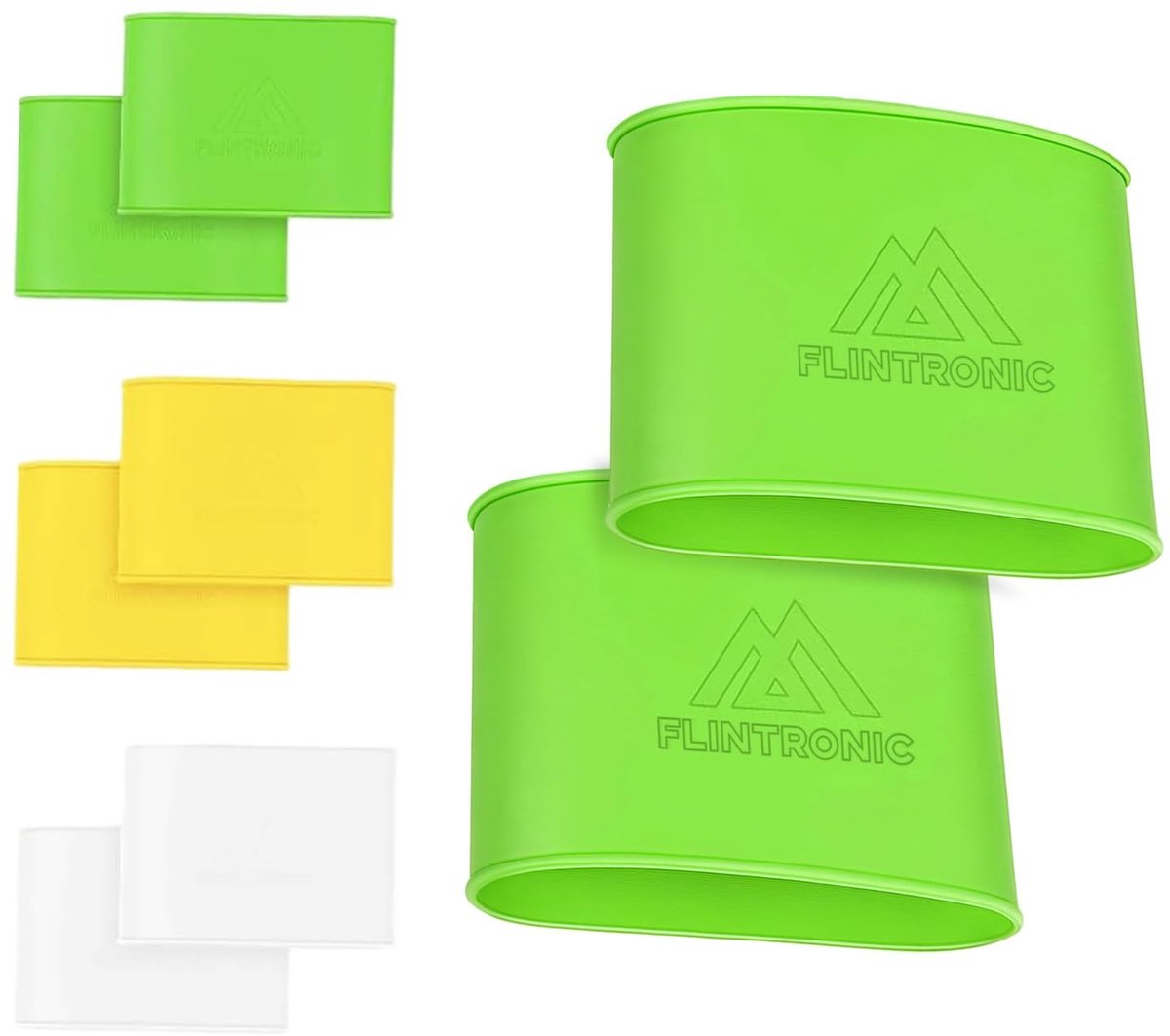 By shayne - Siliconen Voetbal Scheenbeschermers - Ondersteuning en Bescherming - Groen - Unisex - Ideaal voor Sporters - Comfortabel en Lichtgewicht