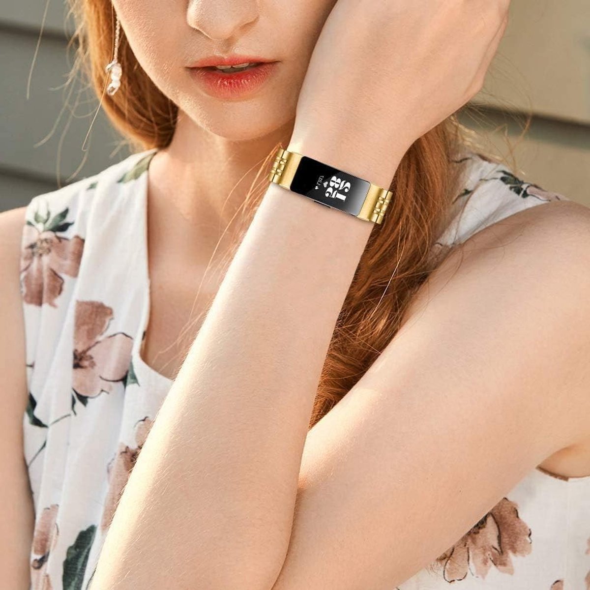 Verstelbare RVS Vervangband voor Fitbit Inspire 2 - Stijlvolle en Duurzame Polsband voor Fitness Tracker Accessoire thumbnail 5