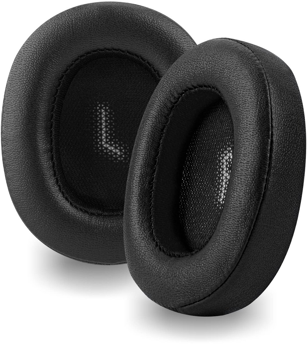 Elzusha - Vervangende oorkussens - Hoofdtelefoonaccessoire - Eiwit leer - Zwart - Comfortabel - Geschikt voor E55BT - Oorkussens voor optimale ...