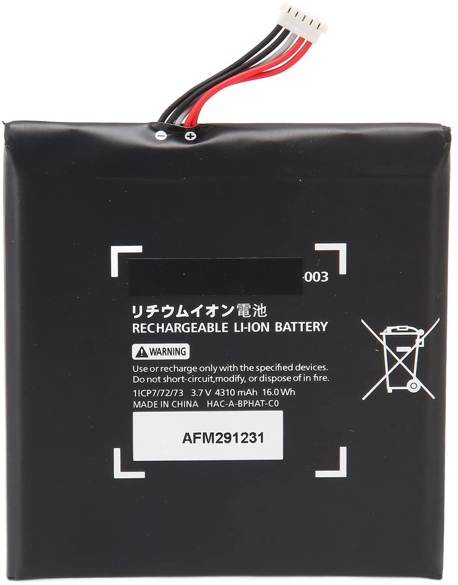 Allecto - Batterijvervanging Nintendo Switch - Hoge Capaciteit - Professioneel Ontwerp - Lithium-Polymeer - Geschikt voor 001 003