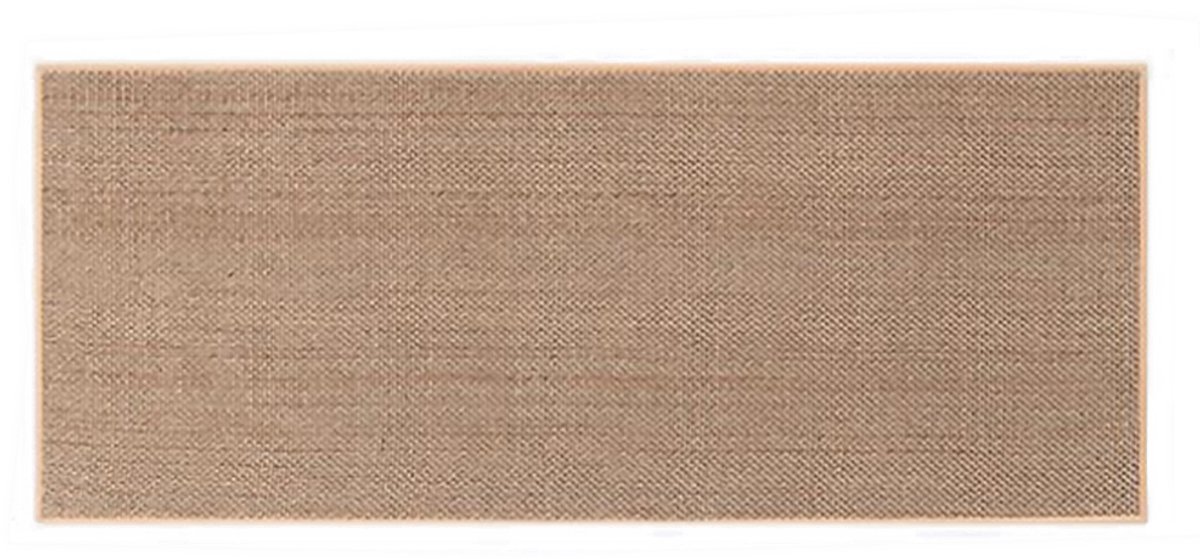 1 stuk Keukenloper Wasbaar Antislip – Keukentapijt met Rubberen Onderkant – Vlas Look Vloermat voor Keuken, Gang en Woonkamer – 44x120cm