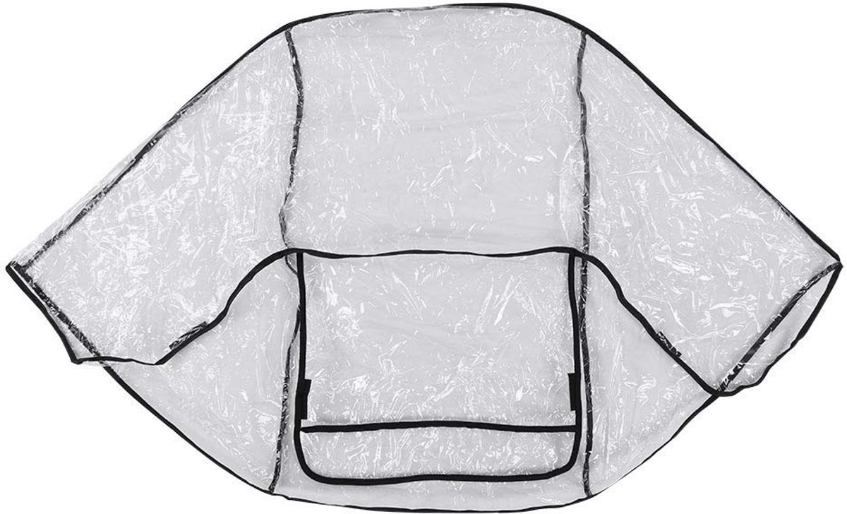 Dailygoody - Stroller Rain Cover - Winddichte Bescherming - Transparant - Waterdichte Stroller Bedekking - Ideaal voor Buiten - Geschikt voor Enkelvou