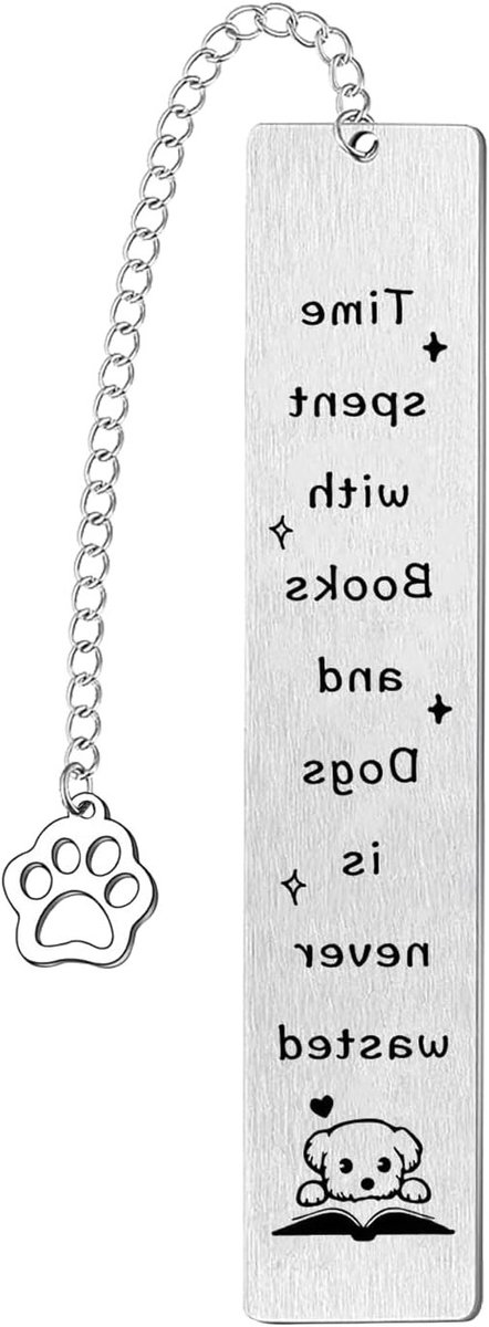 Schattige boekenleggers met pootjes, perfecte cadeaus voor hondenliefhebbers en boekenliefhebbers, unisex en voor alle leeftijden