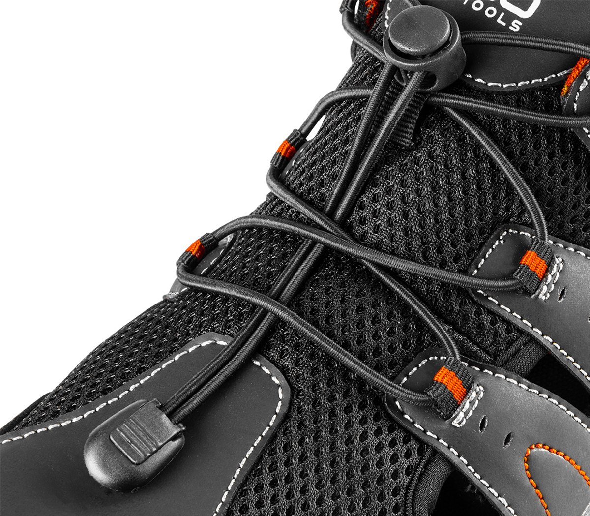 NEO Werk Sandaal S1 SRA Bescherming Antislip Composiet Neus Zwart