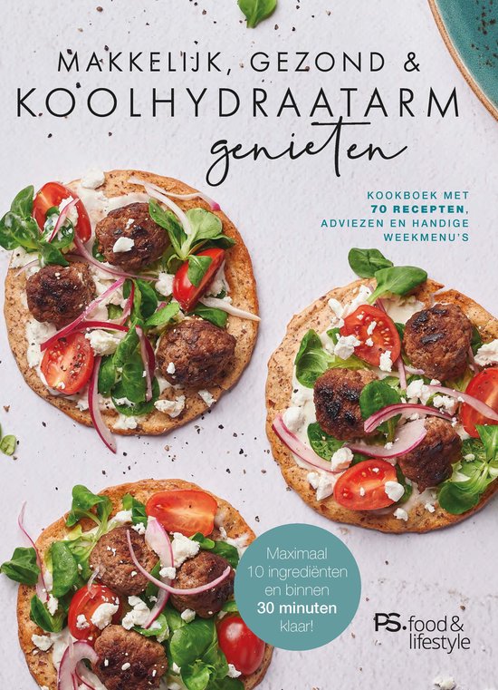 Makkelijk, gezond en koolhydraatarm genieten - cover