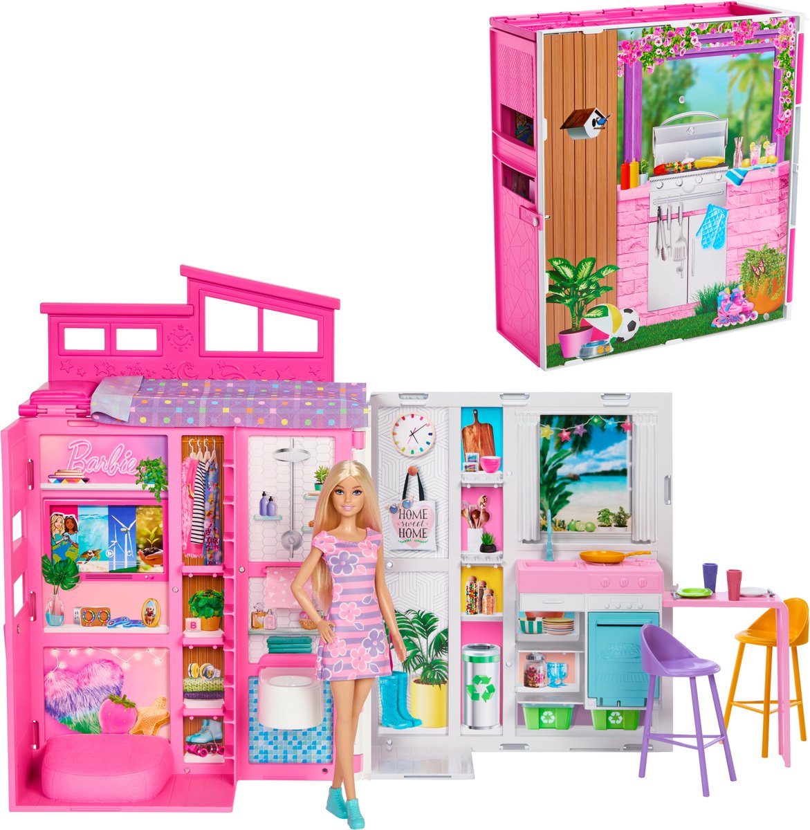 Barbie 65 jaar Vakantiehuis - Barbiepop - Poppenhuis — afbeelding 12