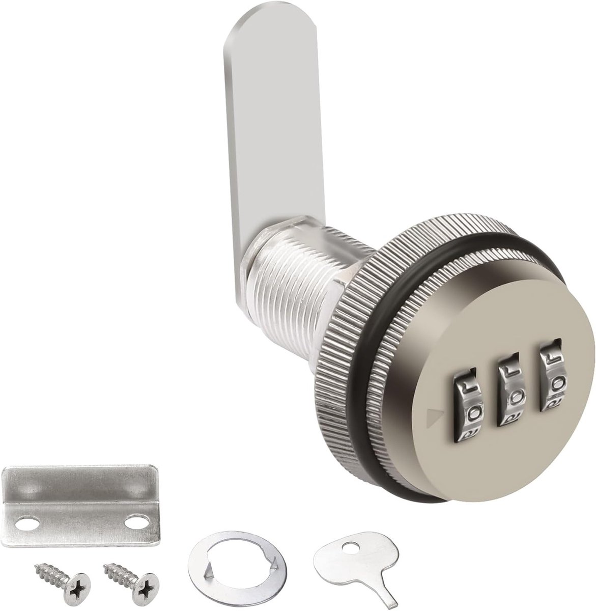 Veilige Combinatie Cam Lock voor Laden en Kasten, Wachtwoord Beveiliging met 30mm Cilinder en Chroom Afwerking voor Postbussen en Meubels