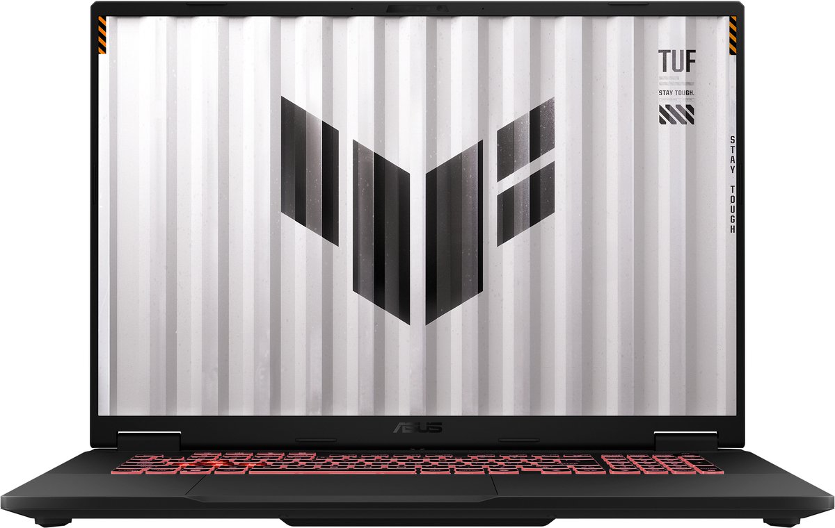 ASUS TUF Gaming A18 FA808UM-S8132W - Gaming Laptop - 18 inch - RTX 5060 - Ryzen 7 - 16GB/512GB