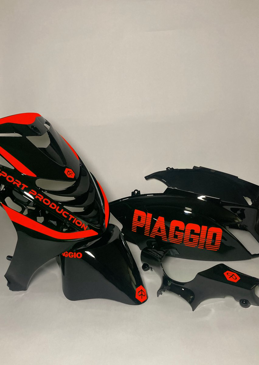 Piaggio Zip Stickerset - Piaggio - Fluor Orange