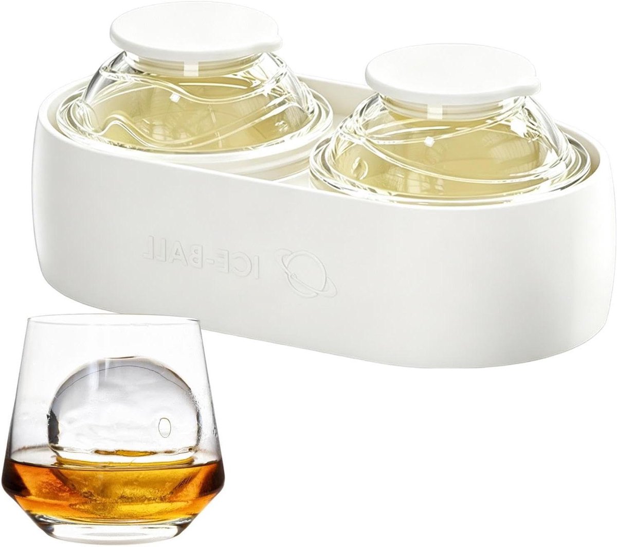 IJsballenmaker Vorm - Ronde Mal - Dranken Koelen - Flexibel Siliconen - 2 Holtes - Groente