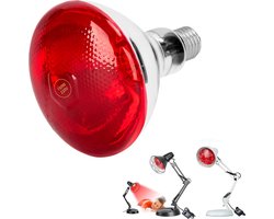 Krachtige 150W Roodlichtlamp Infrarood Warmtelamp voor Reptielen en Lichaamsopwarming
