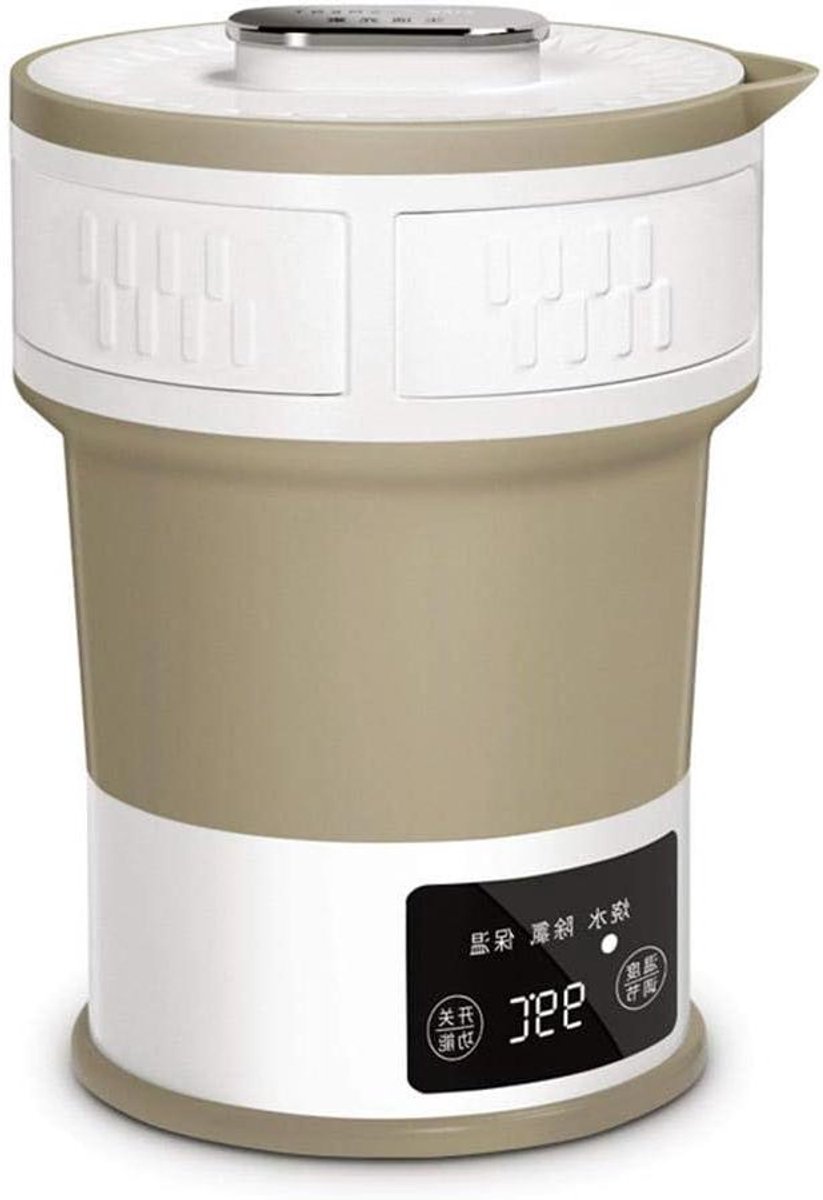 Opvouwbare Waterkoker - Reis Waterkoker - Snel Water Koken - Voedselveilig Materiaal - 06 Liter - Geel