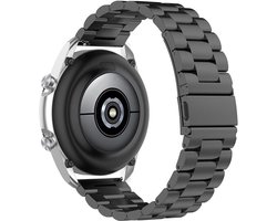 RuenTech Metalen horlogebandje, compatibel met Tisoutec/Poounur/Nerunsa/Sudugo/Cuteluding/AKUMAKA smartwatch-armband, voor Poounur/Nerunsa P66 smartwatch 1,85 inch armband