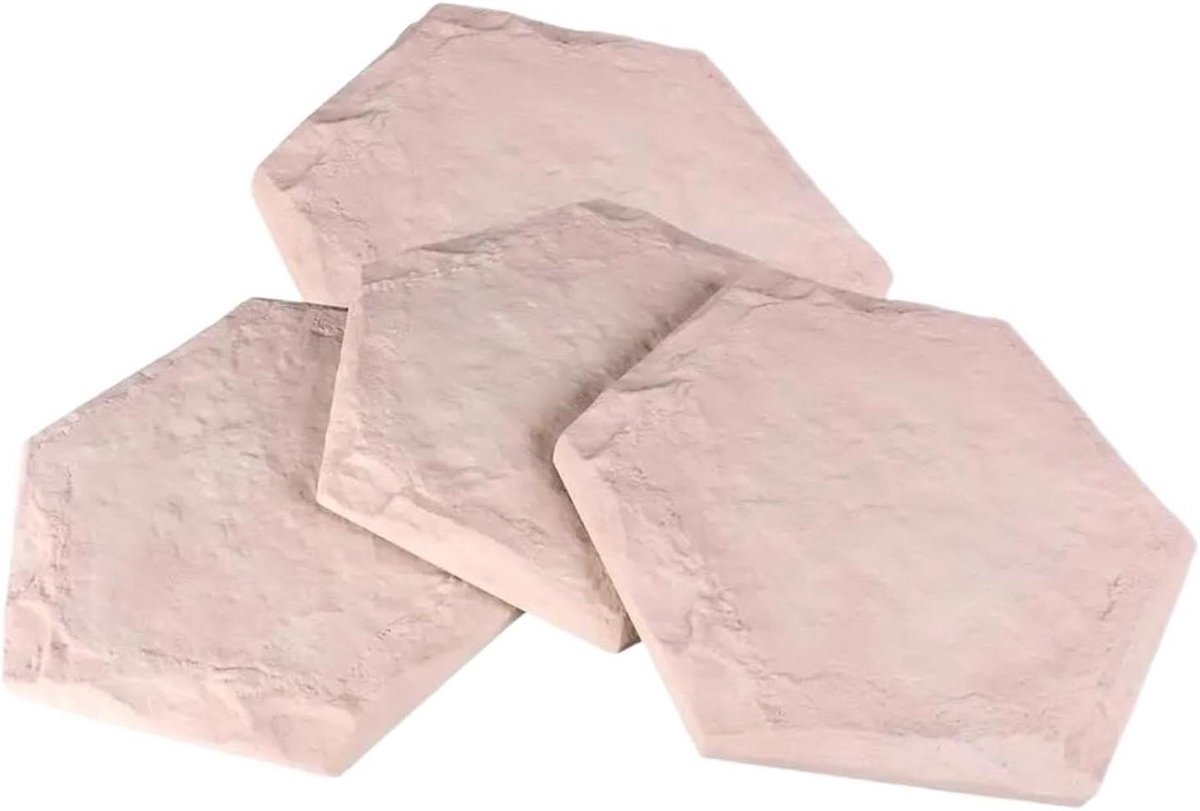 Tuin Stapstenen - Buiten Pad - Pad Aanleggen - Duurzame Sterkte - 4 Stuks - Natuurlijk
