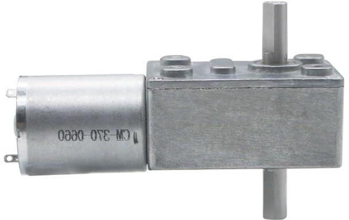 DC Motor - Dubbele As Motor - Hobby Projecten - Sterke Magnetische Kracht - 12 V - Metaal