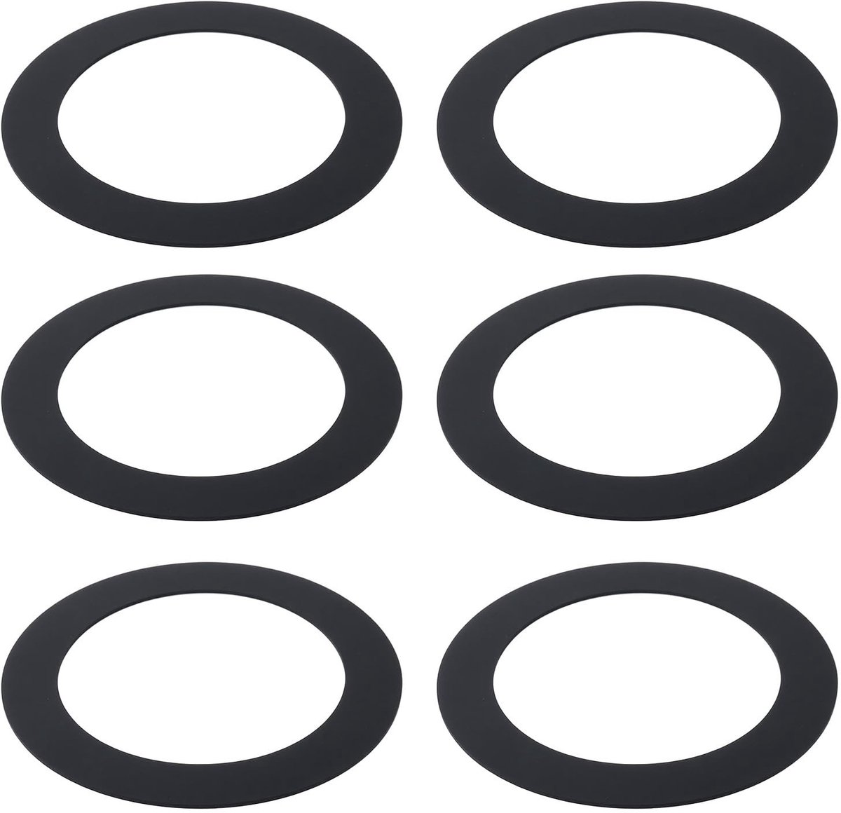 NTH products- Skimmer Pakking 6 Stuks - Rubber - 89x64x1mm - Compatibel met Hayward/Olympic/Waterpik/Hydrotools - Eenvoudig te installeren - Hoge betrouwbaarheid - Pakkingen
