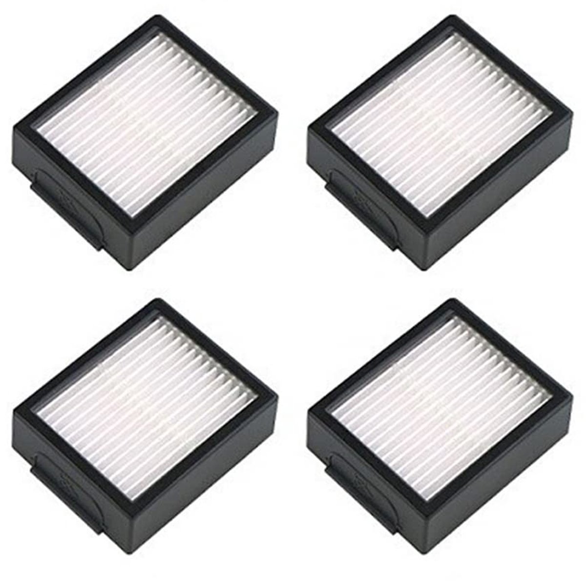 NTH products- Filters Vervanging - 4 Stuks - HEPA-filter - Robotstofzuiger - Eenvoudig te installeren - Vangt 99% stof en vuil - Stofzuigerfilter