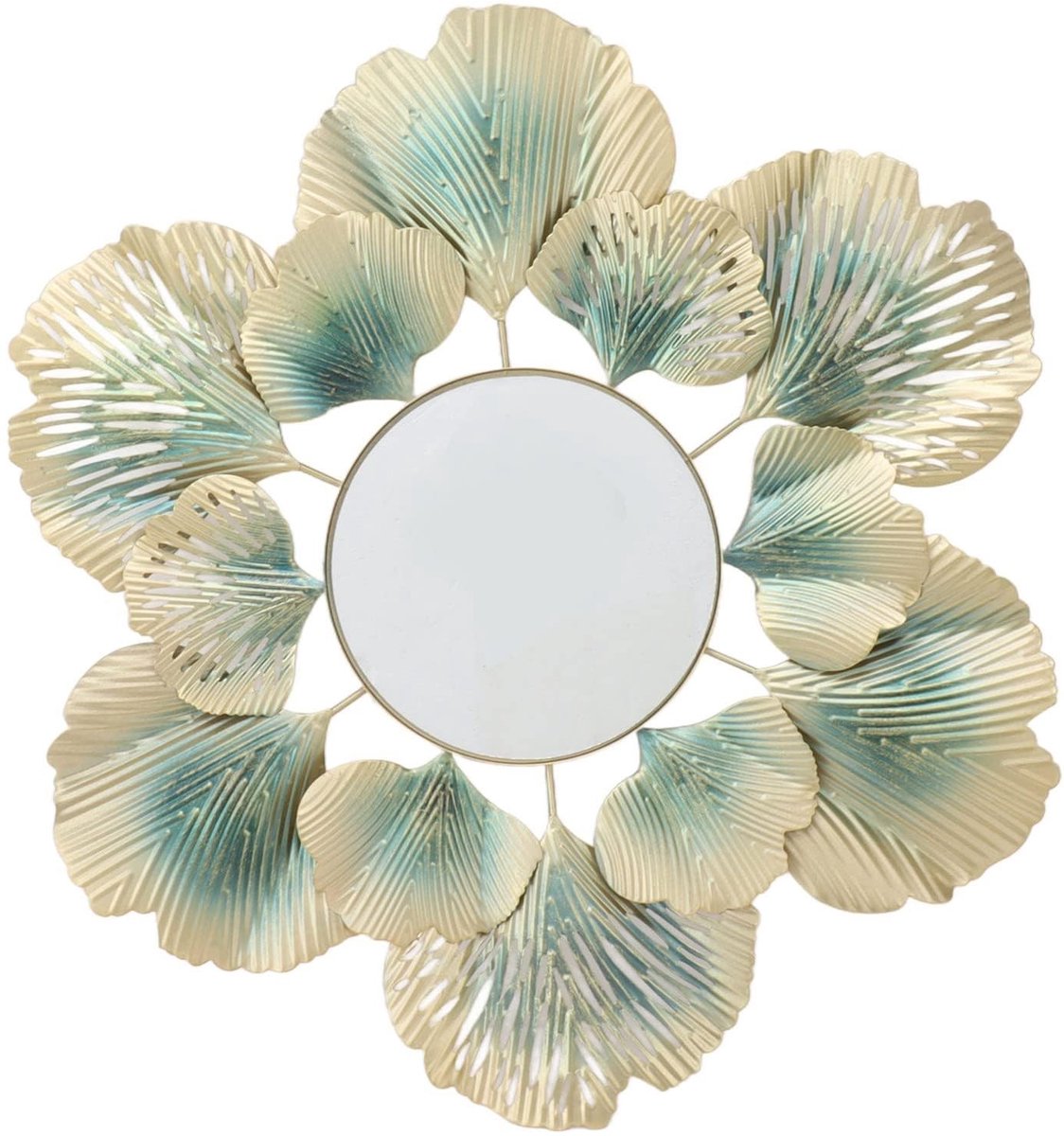 MTTproducts- Wandspiegel Uniek Design - Wanddecoratie - Houten/Wandspiegel - Modern Minimalisme - Geschikt voor Diverse Ruimtes - Hoogwaardige Materialen - Decoratieve Spiegel