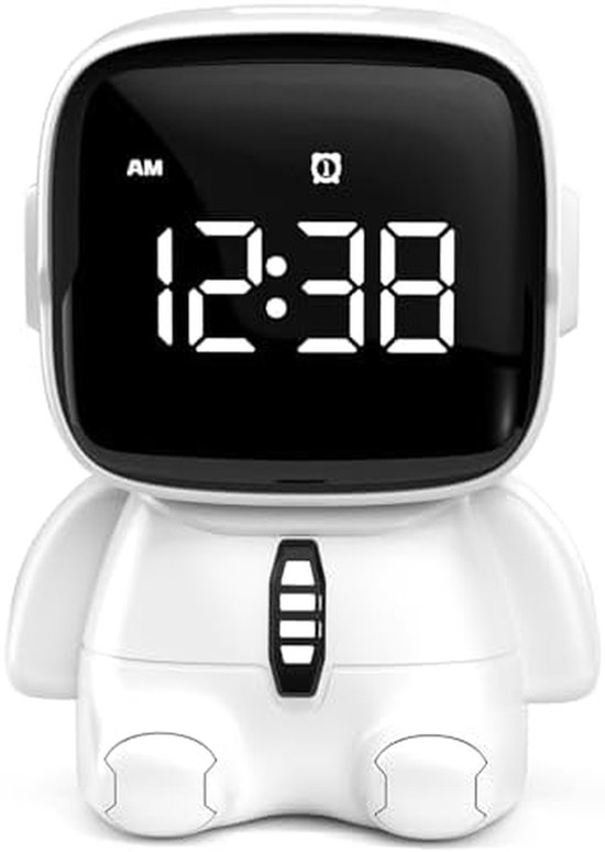 Digitale Kinderwekker met Astronaut Design - Nachtkastklok voor Kinderkamer — afbeelding 2