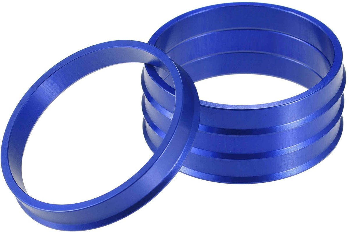 Cosensi- Centreringsringen Aluminium Legering - OD 72.6mm/ID 67mm - Set van 4 - Antivibratie - Perfecte Pasvorm - Dikte 10mm - Wielring