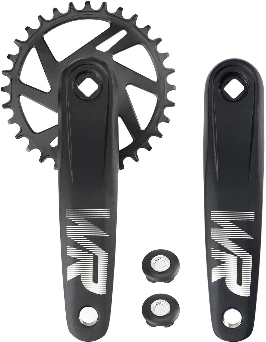 Cosensi- Crankset 170 mm - 42T Tandwielset - Universeel voor 1-speed/6-11-speed Fietsen - MTB/BMX/Racefiets - Lichtgewicht Aluminium - Schokbestendig Ontwerp - Fiets Crank