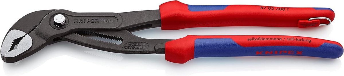 Waterpomptang Cobra 300mm met Zelfklemmende Bekken en Montagesteun