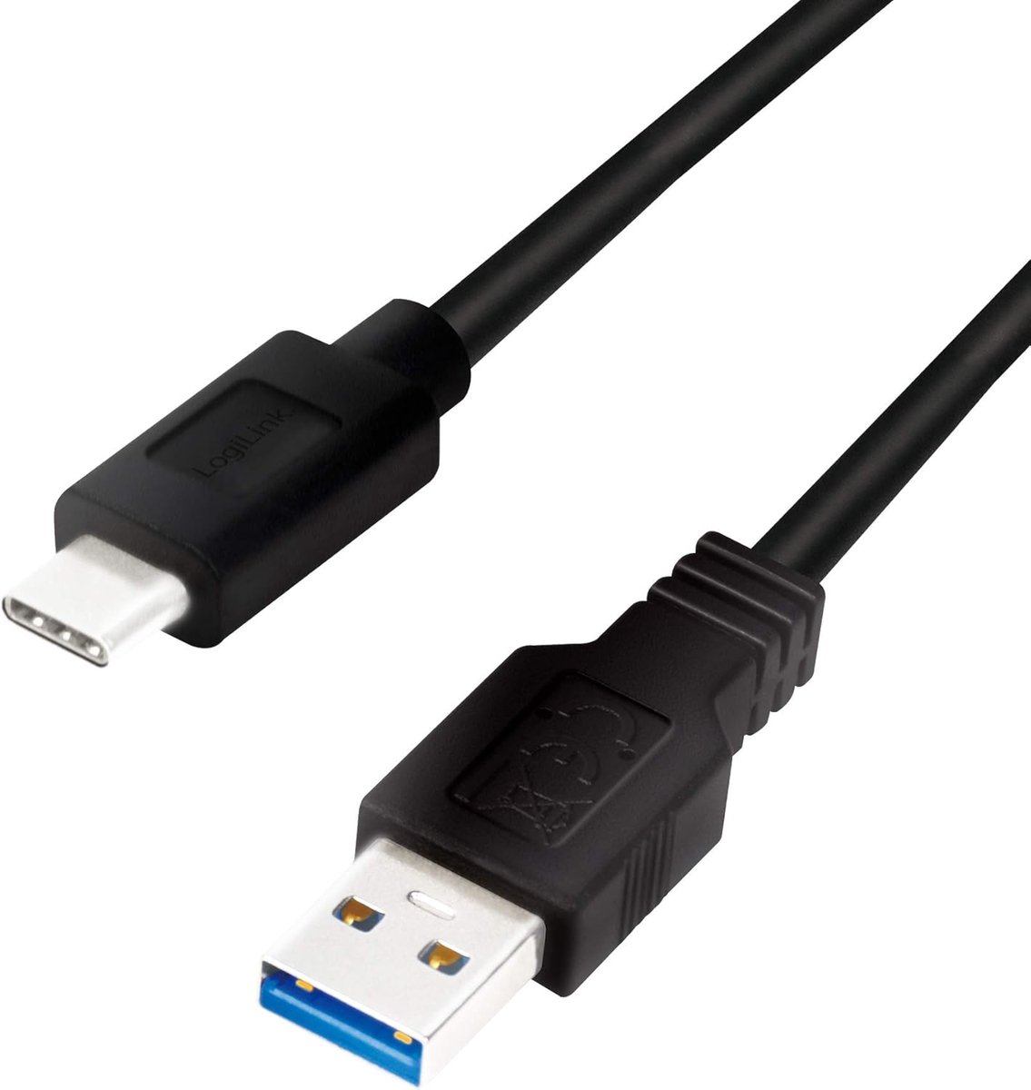 USB-A naar USB-C Kabel 3.2 Gen 1 Snelle Dataoverdracht 3 Meter Zwart