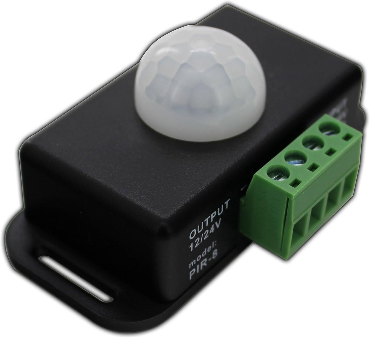 12V DC LED Bewegingsmelder PIR Sensor met Aansluitklem voor LED Strips en Lampen