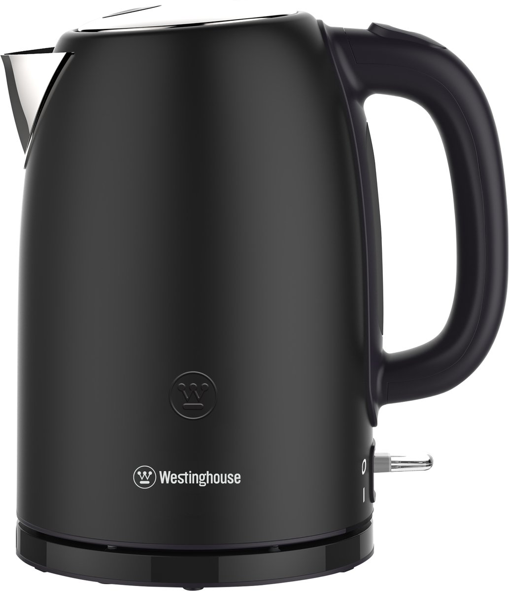 Westinghouse Basic Serie - Waterkoker - 1.7 liter - Met Kalkfilter - Zwart