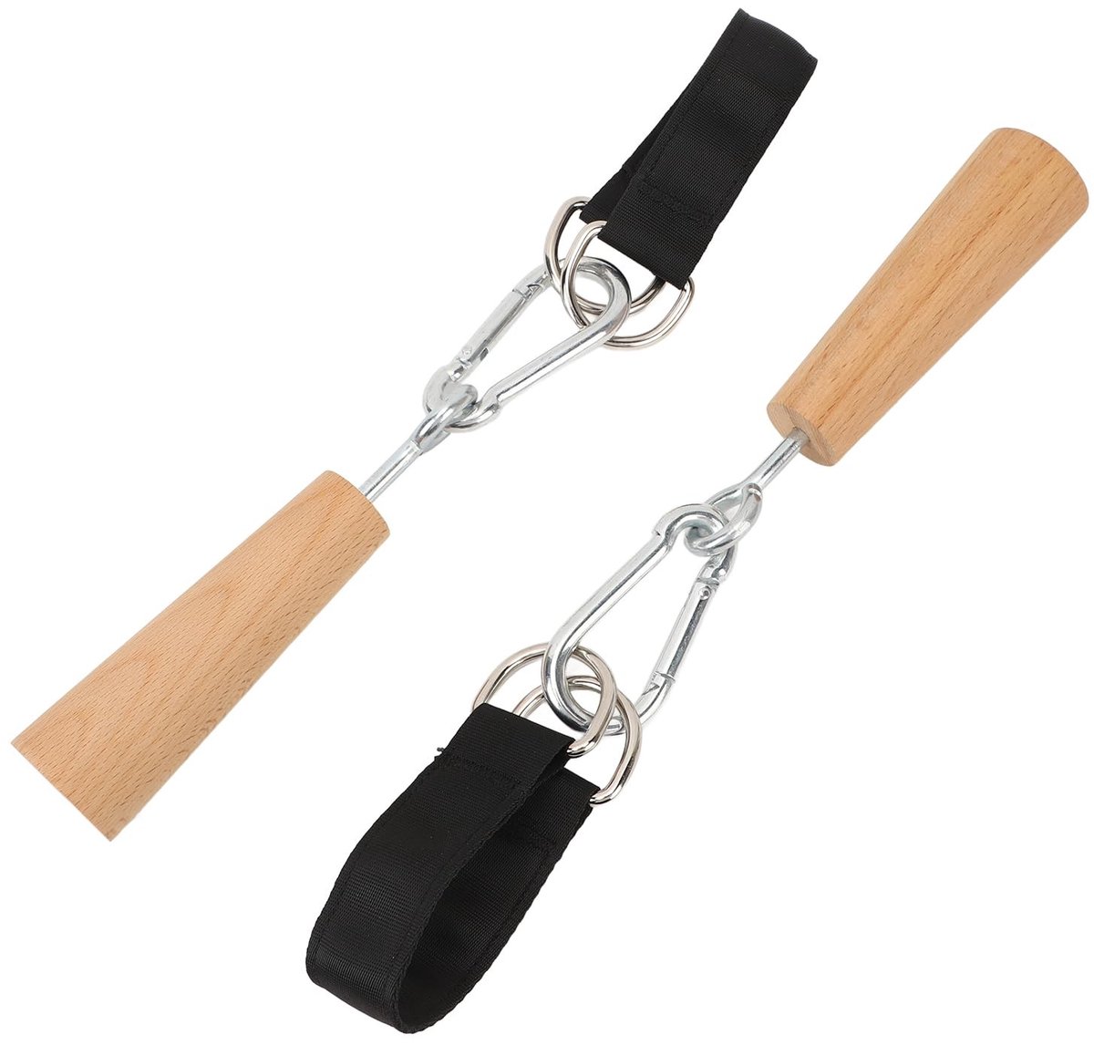 Dailygoods - Dailygoody - Houten Optrekgrepen - Krachttrainer - Versterk je grip - Compact formaat - Fitnessaccessoires - Ideaal voor krachttraining - Geschikt voo...