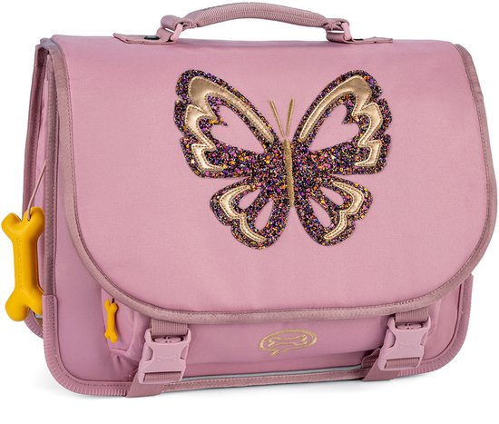 Stones and Bones Lily - Cartable - Confortable - Renforcé - Papillon Pailleté - Lilas