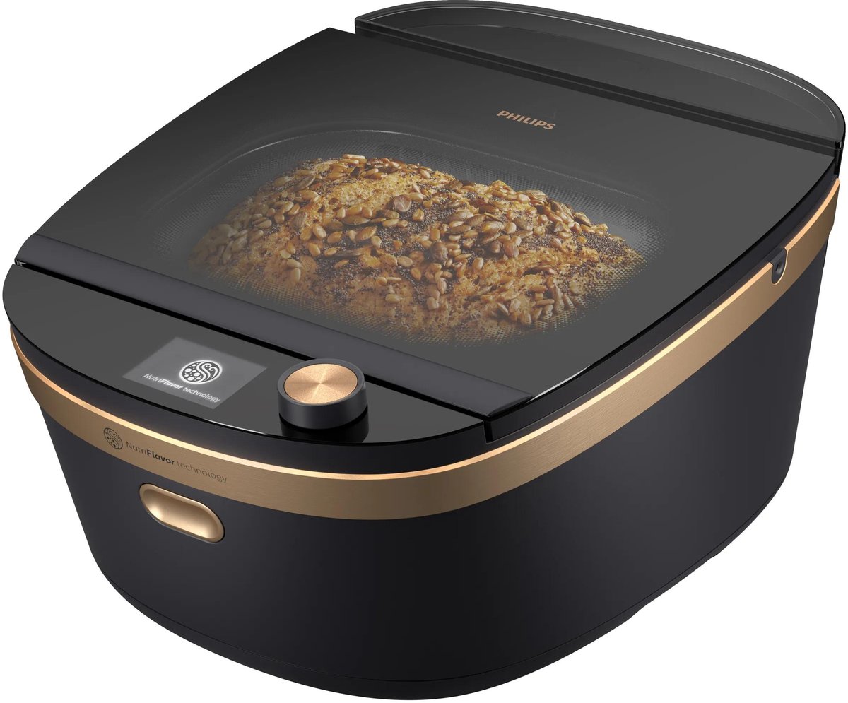 Philips Air Cooker 7000 Series NX0960/90 7L Zwart 1650W - afbeelding 3