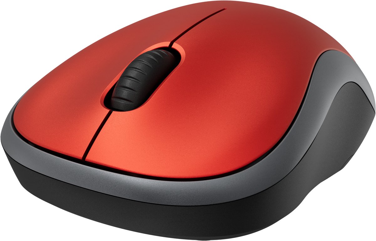 Logitech M185 - Draadloze Muis - Rood