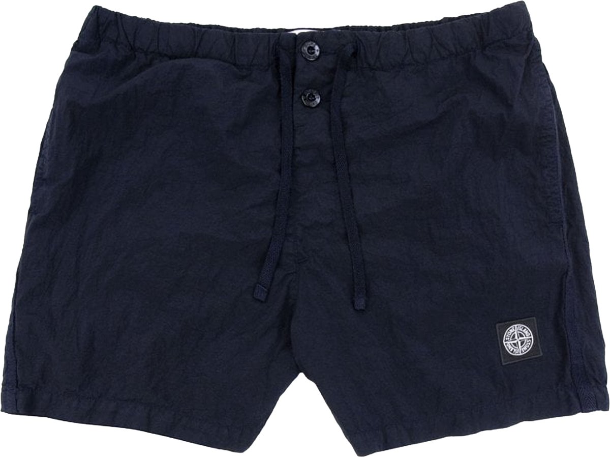 Stone Island Compass Logo zwemshort 'Navy Blue'.