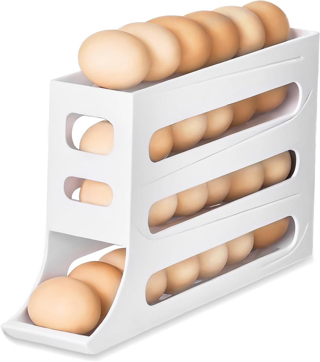 Eierdoos voor koelkast - Eierhouder - Voor 15 eieren - Voorraad