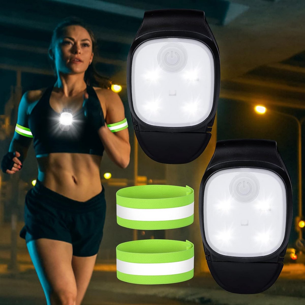 Hardloop Verlichting - Hardloopvest - Wandel - Verstelbaar - Training