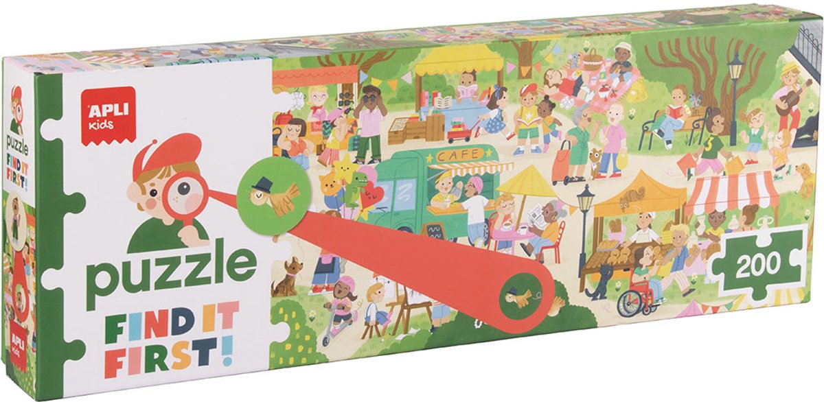 Apli Apli Puzzel & Zoekspel Markt.