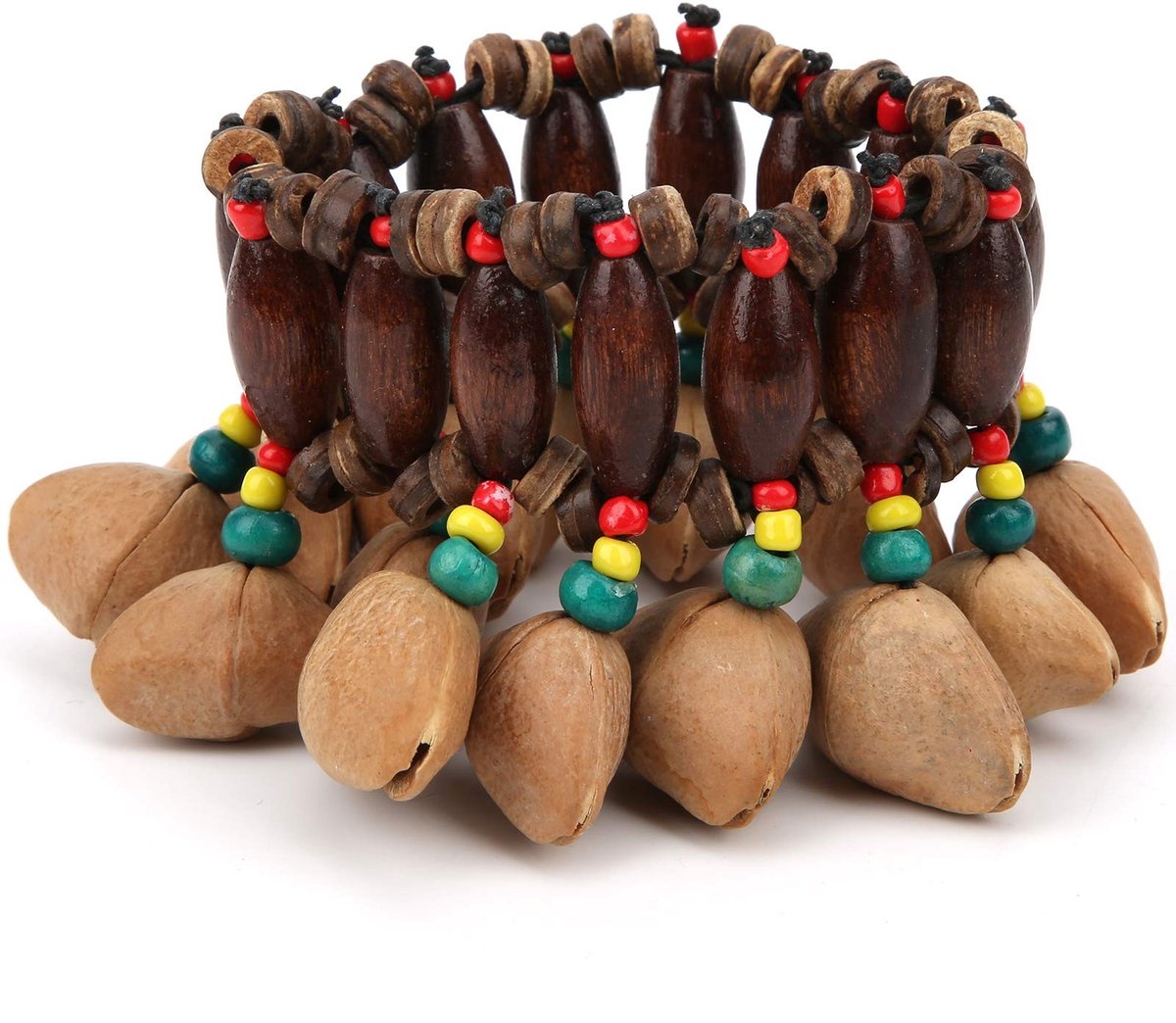 Dailygoods - Handgemaakte Afrikaanse Drum Armband met Moer Shell